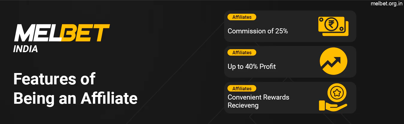 Features of Melbet Affiliates