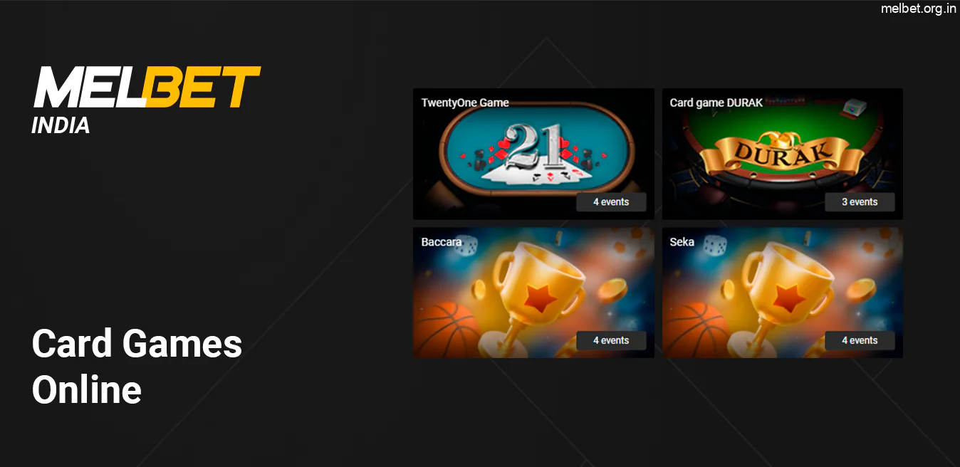 Melbet Card Games Online