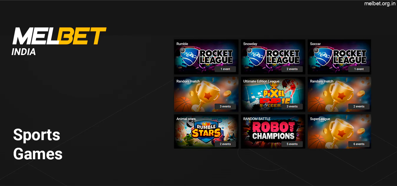 Melbet India Sports Games